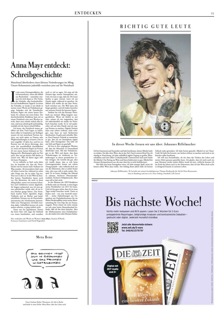 ZEIT Entdecken Richtig gute Leute Jo Riffelmacher